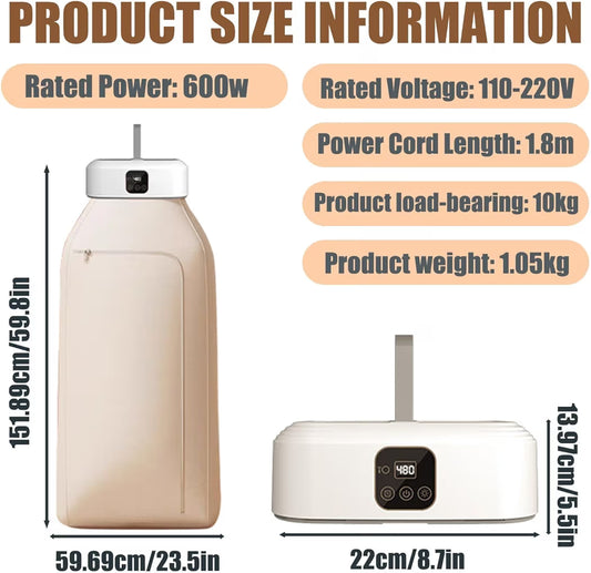 PortableMini Laundry Dryers with Low Noise