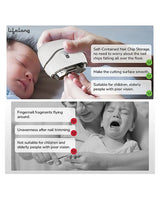 2-in-1 Electric Nail Clippers Nail File with Light (1 Pc)