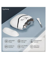 2-in-1 Electric Nail Clippers Nail File with Light (1 Pc)